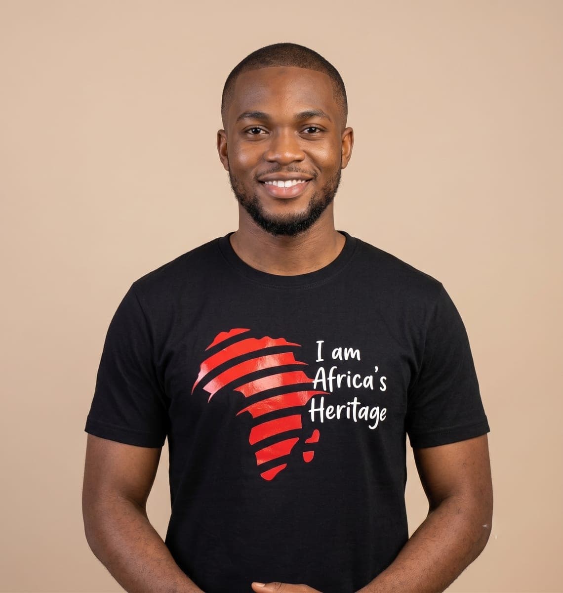 Heritage Tee — Black — alternate view